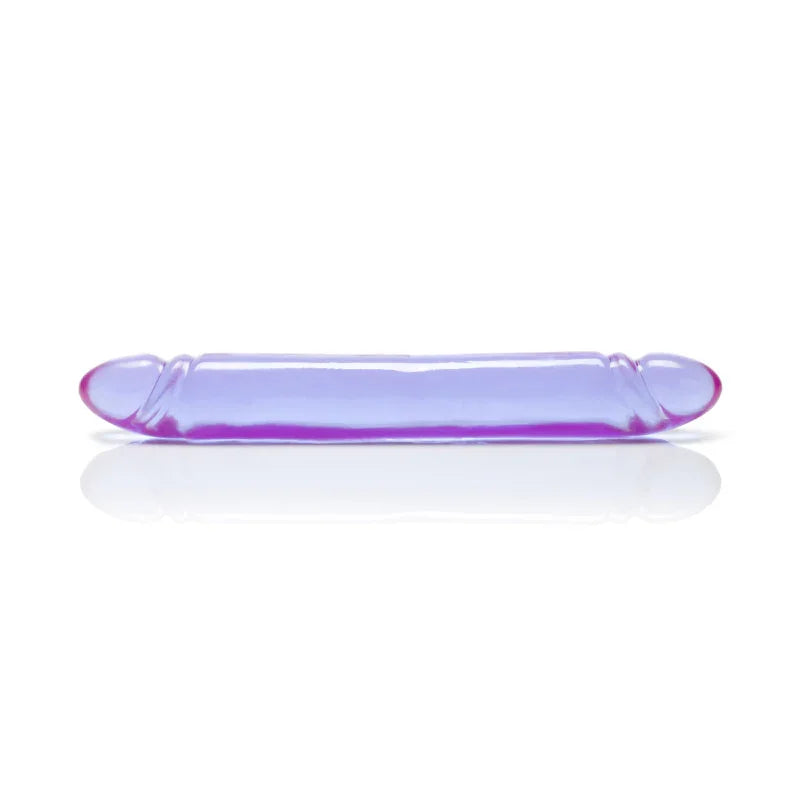 Reflective Gel Smooth Double Dong 12 Inches - MyPleasure