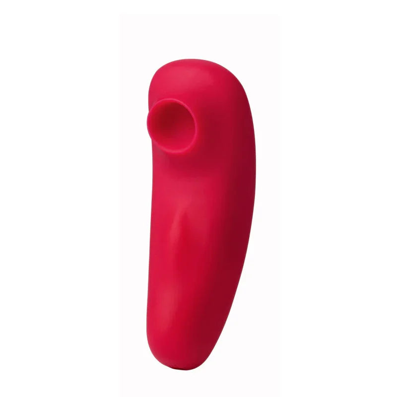 Remi 15-Function Rechargeable Remote Control Suction Panty Vibe - Red - MyPleasure