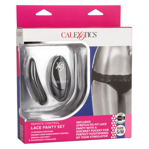 Remote Control Lace Panty Set - S/m - MyPleasure