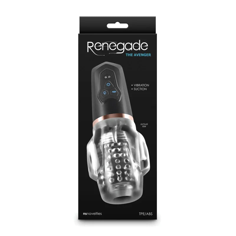 Renegade - Avenger - Black - MyPleasure