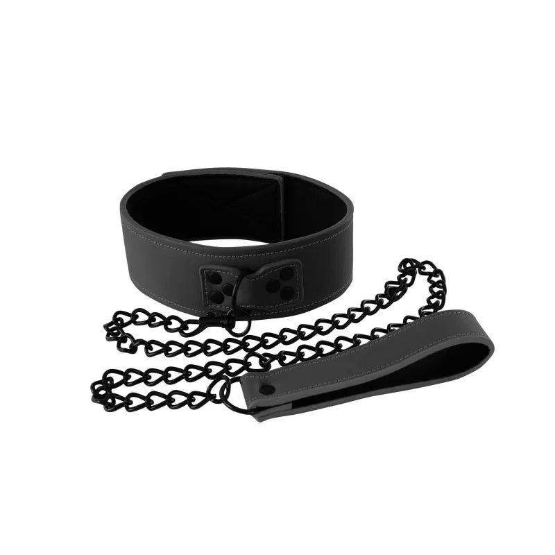 Renegade Bondage Collar - Black - MyPleasure