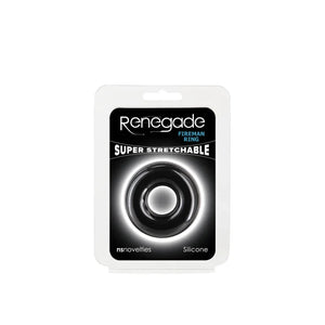 Renegade - Fireman Ring - Medium - Black - MyPleasure