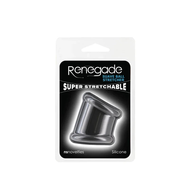 Renegade - Suave Ball Stretcher - Black - MyPleasure