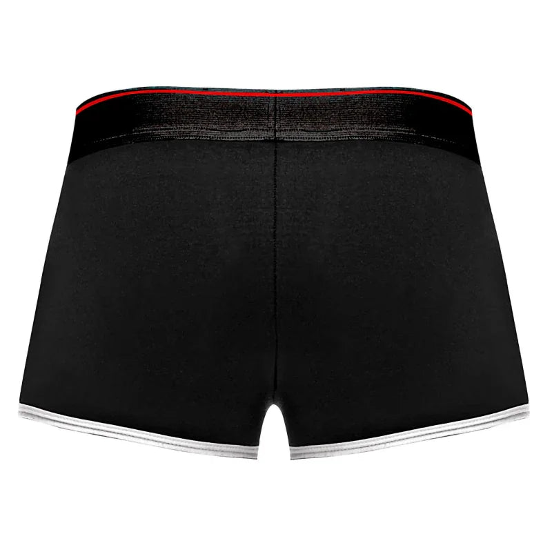 Retro Sport Panel Short - Small - Black/ Red - MyPleasure