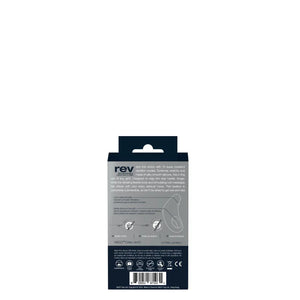 Rev Rechargeable Vibrating C-Ring - Black - MyPleasure