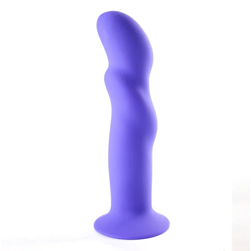Riley Silicone Swirled Dong - Neon Purple - MyPleasure