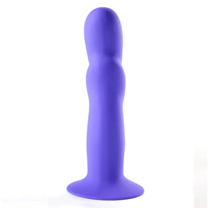 Riley Silicone Swirled Dong - Neon Purple - MyPleasure