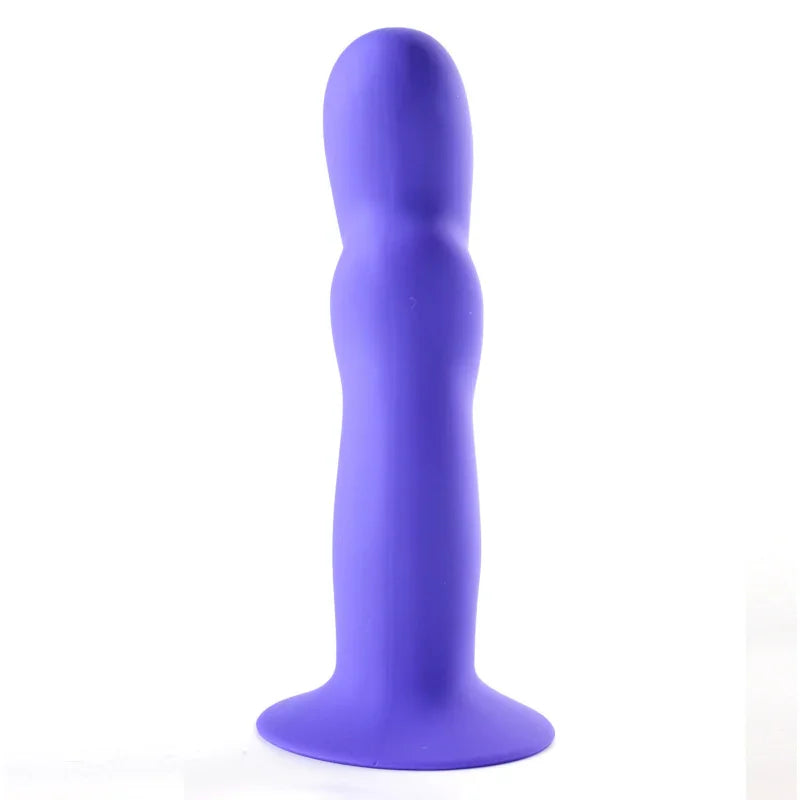 Riley Silicone Swirled Dong - Neon Purple - MyPleasure