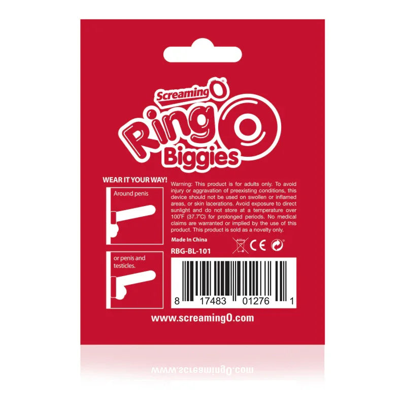 Ringo Biggies - Black - MyPleasure