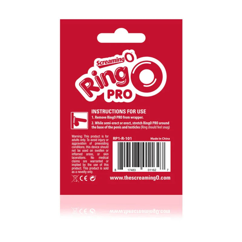 Ringo Pro Lg - Red - Each - MyPleasure
