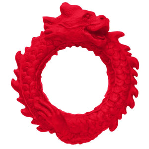 Rise of the Dragon Silicone Cock Ring - Red - MyPleasure