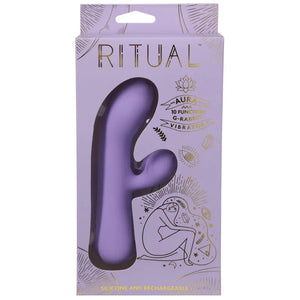 Ritual - Aura - Rechargeable Silicone Rabbit Vibe - Lilac - MyPleasure