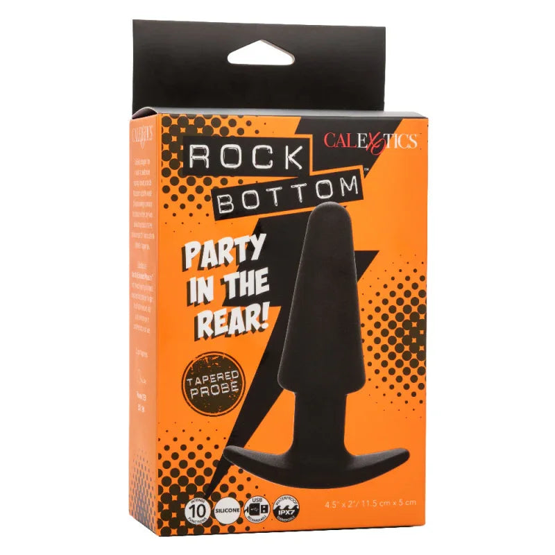 Rock Bottom Tapered Probe - Black - MyPleasure