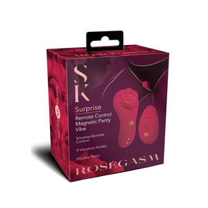 Rosegasm Rose Surprise Panty Vibe - Red - MyPleasure