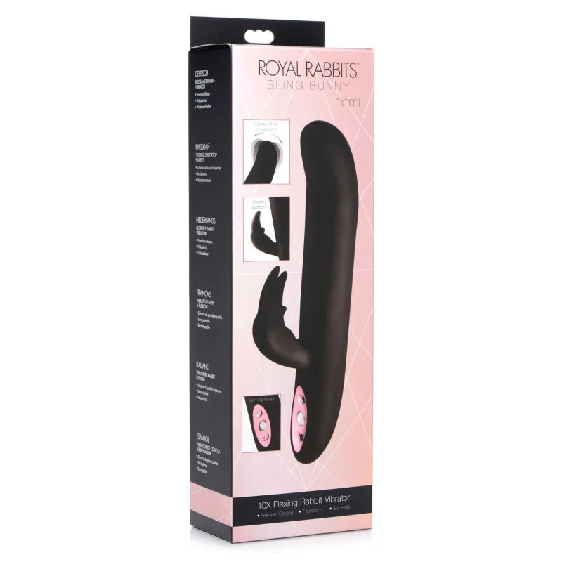 Royal Rabbits Bling Bunny 10x Flexing Rabbit Vibrator - MyPleasure