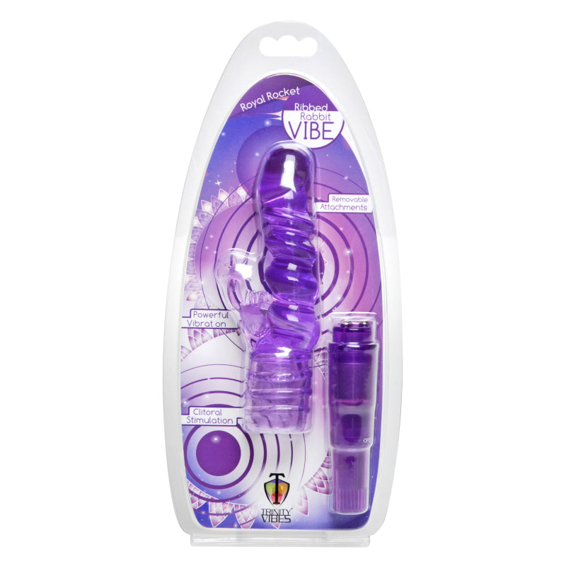 Royal Rocket Ribbed Rabbit Vive - Purple