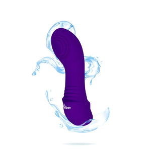 Sabela - Violet - Intense Mini G-Spot Vibe With Thumping Pad - MyPleasure