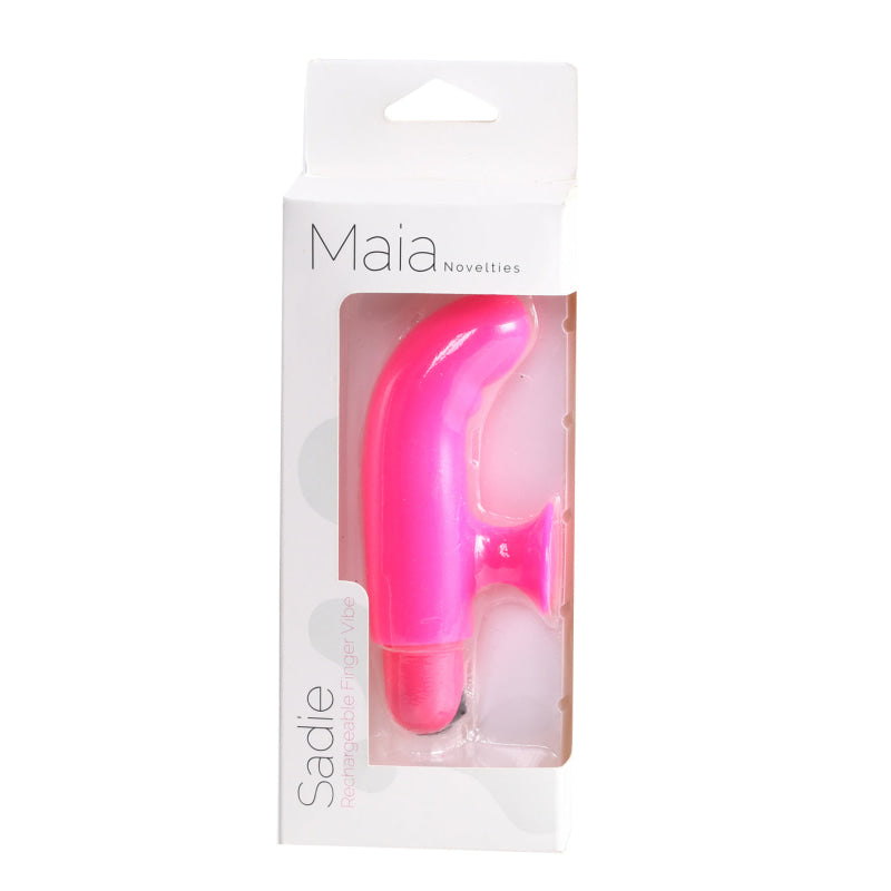 Sadie Silicone Finger Vibrator - Pink