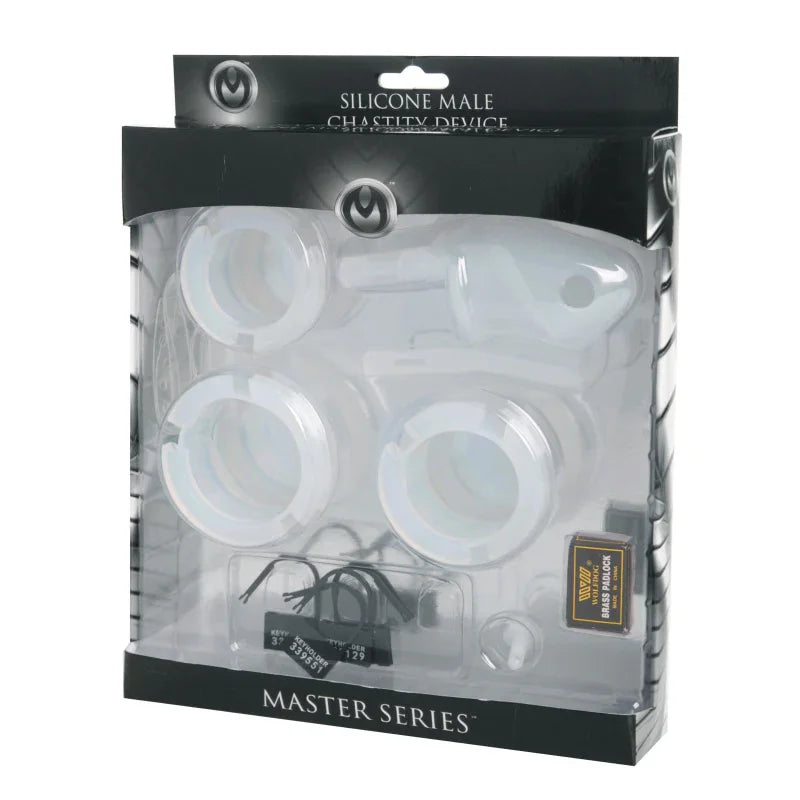 Sado Chamber Silicone Male Chastity Device - MyPleasure