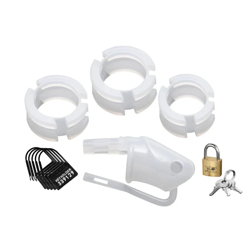 Sado Chamber Silicone Male Chastity Device - MyPleasure