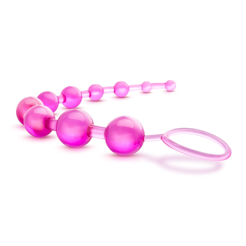 Sassy 10 Anal Beads - Pink