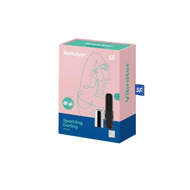 Satisfyer Mini Sparkling Darling - Chrome - MyPleasure