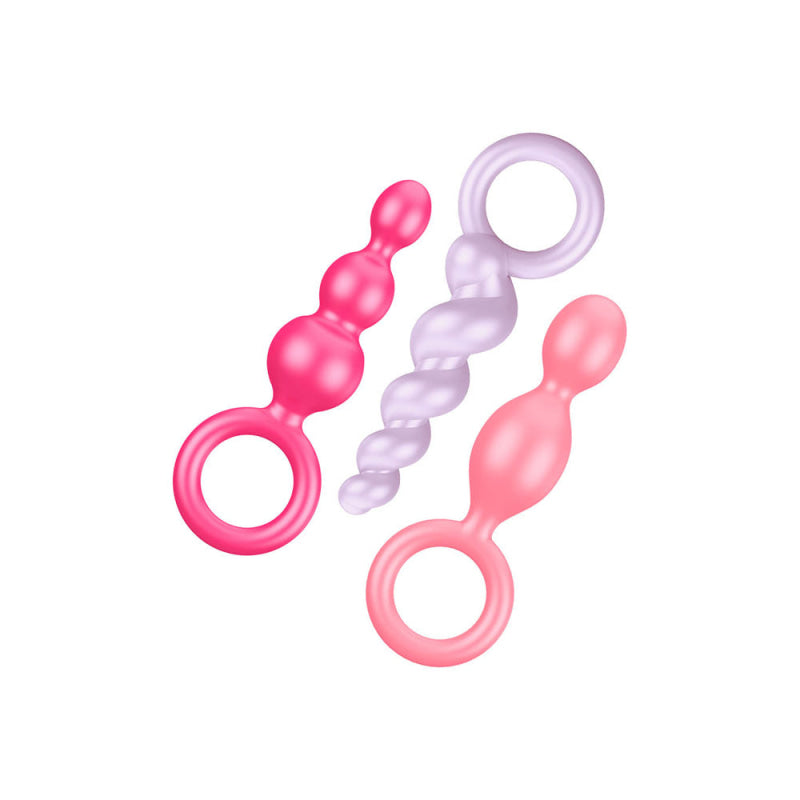 Satisfyer Plugs Colored 3 Piece Set