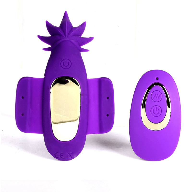 Sativa 10-Function Remote Control Panty Vibrator - 420 Series - Purple