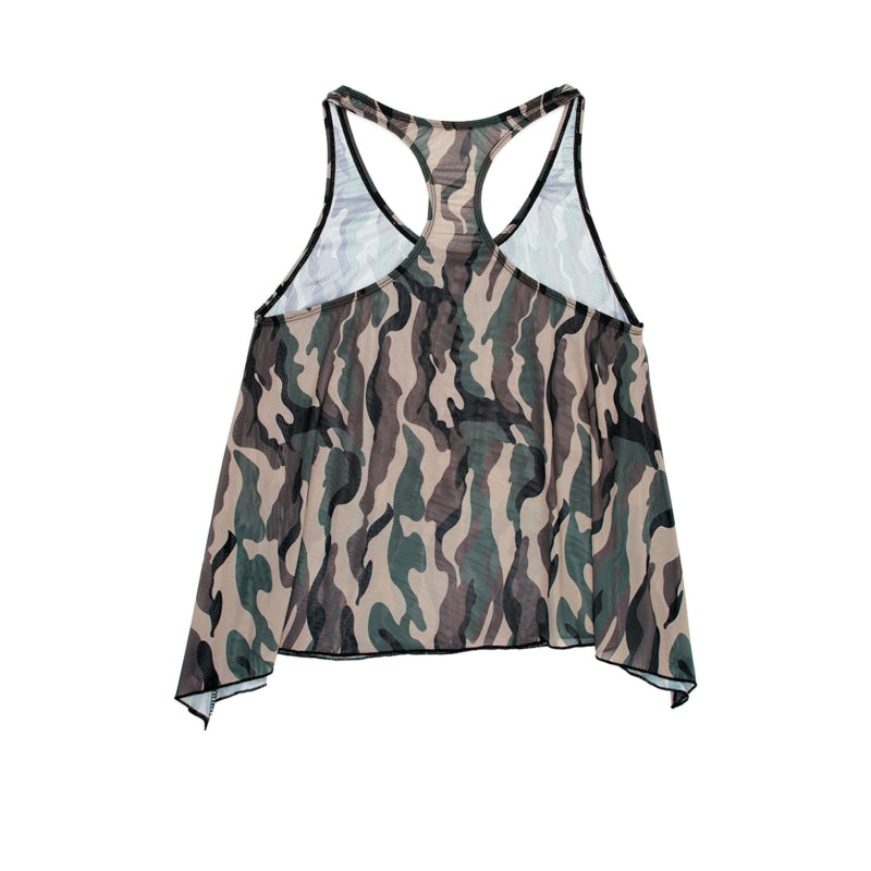 Savage Af Swing Top - Forest Camo - S/m