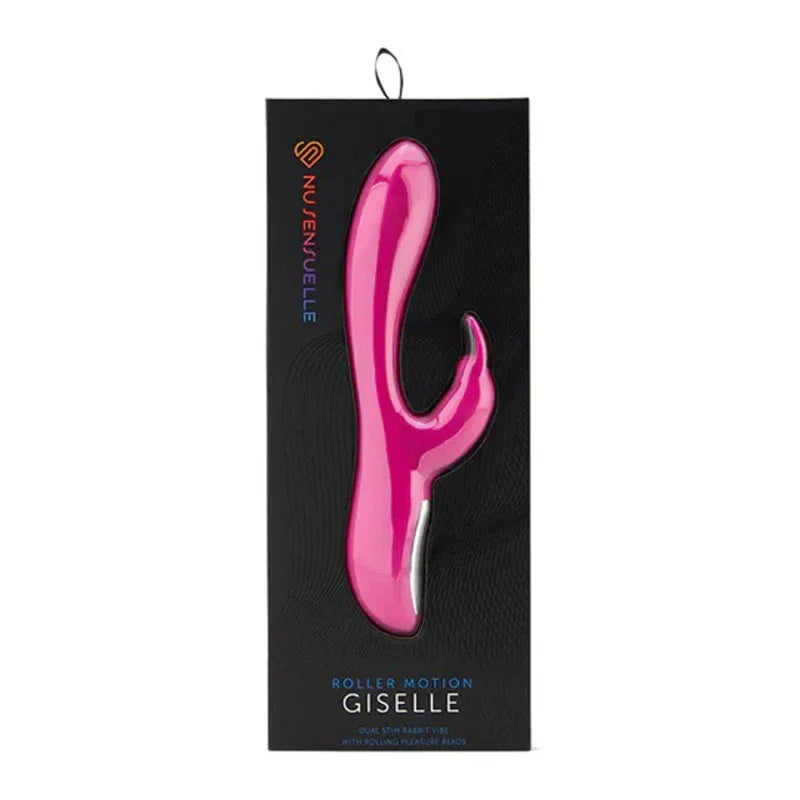 Sensuelle Femme Giselle 10+3 Function Rechargeable Rabbit Massager - Magenta - MyPleasure