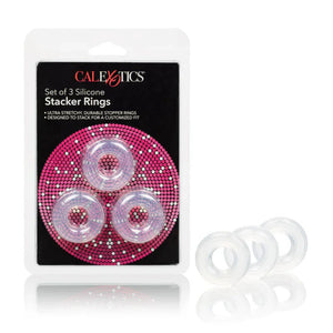 Set of 3 Silicone Stacker Rings - MyPleasure