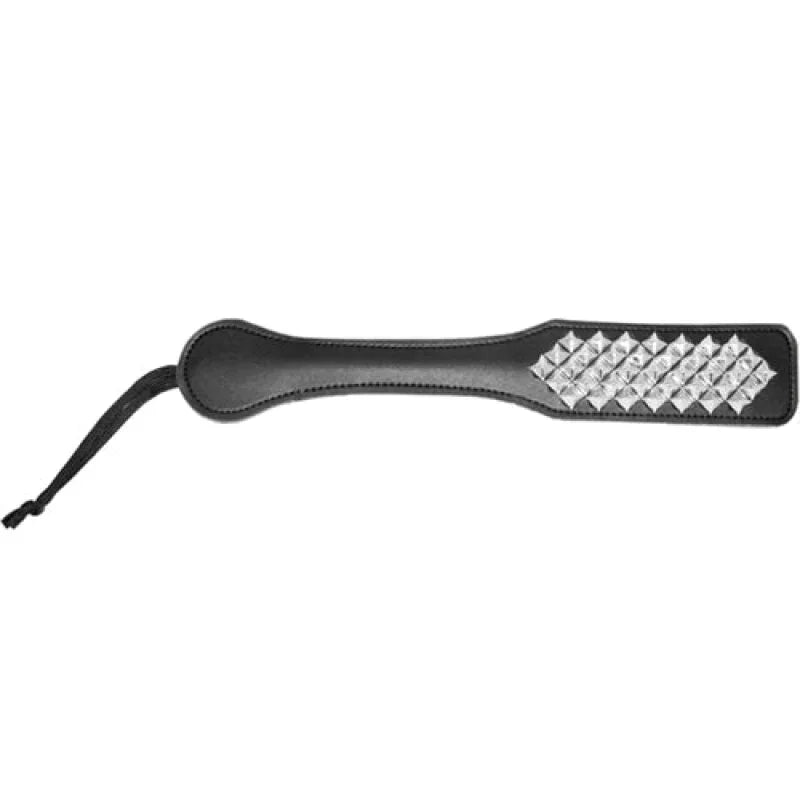 Sex and Mischief Studded Paddle - Black - MyPleasure