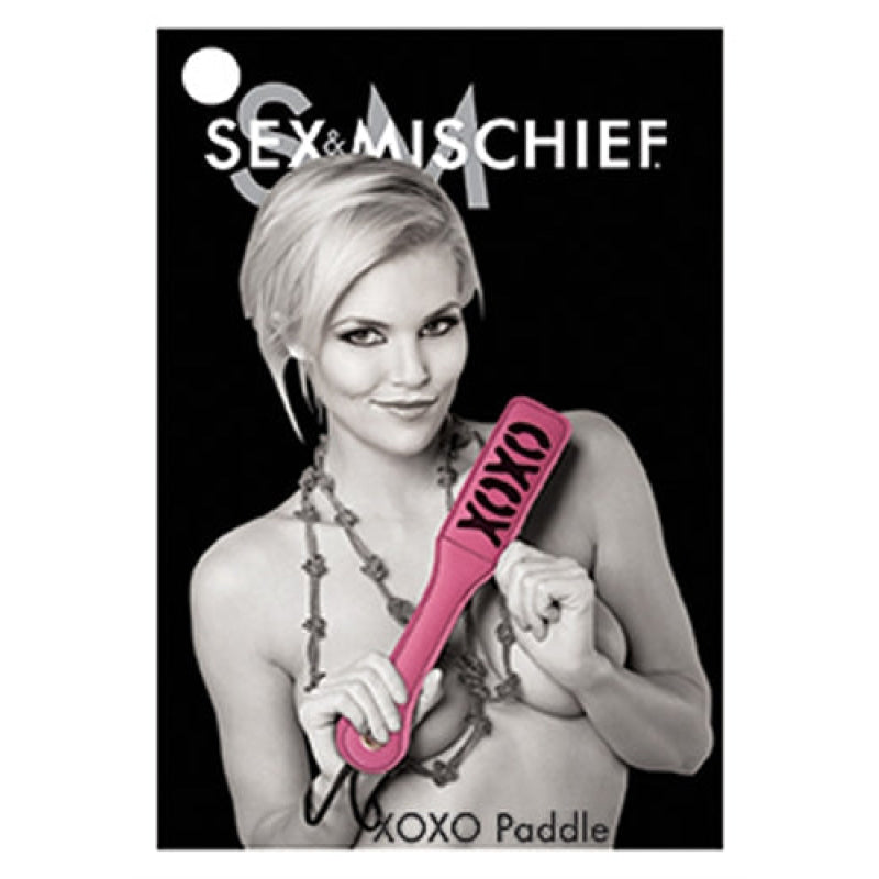 Sex and Mischief Xoxo Paddle - Pink