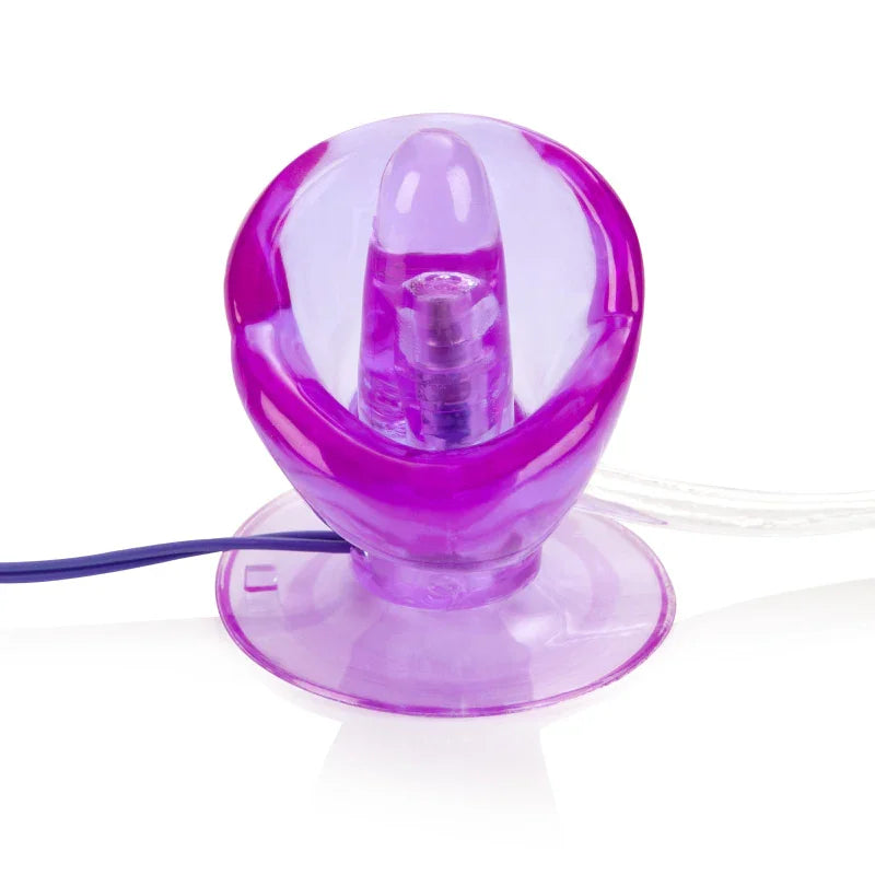 Shane's World Vibrating Turbo Suction Tongue - Purple - MyPleasure