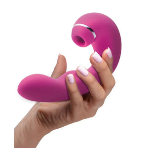 Shegasm 5 Star 10x Tapping G-Spot Vibe With Suction - Pink - MyPleasure