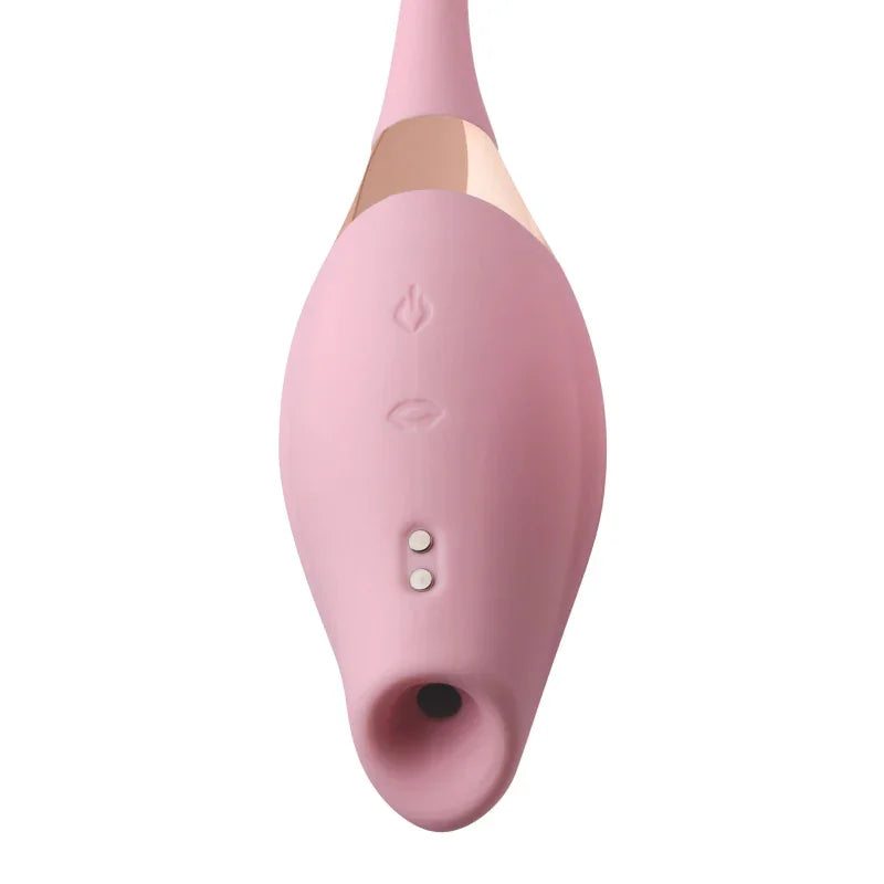 Shegasm 8x Tandem Plus Silicone Suction Clit Stimulator and Egg - MyPleasure