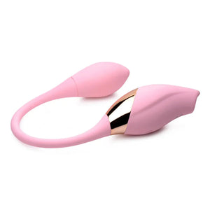 Shegasm 8x Tandem Plus Silicone Suction Clit Stimulator and Egg - MyPleasure