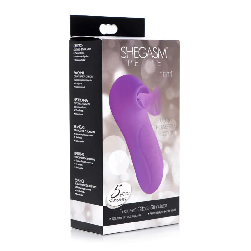 Shegasm Petite Focused Clitoral Stimulator - Purple - MyPleasure
