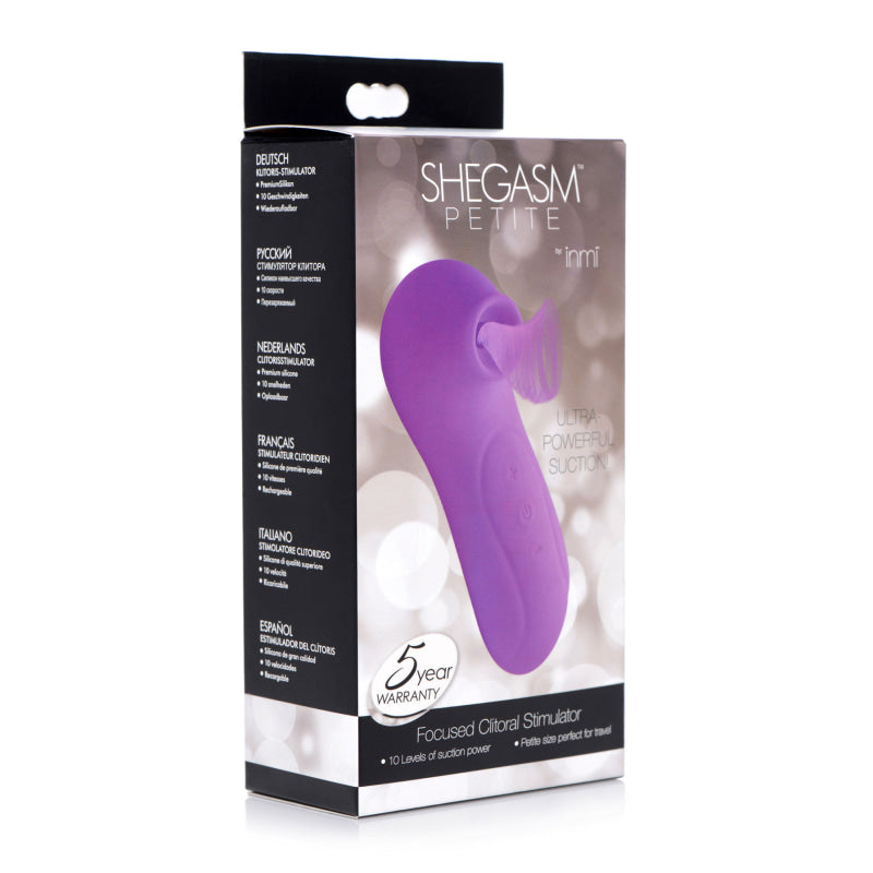 Shegasm Petite Focused Clitoral Stimulator - Purple