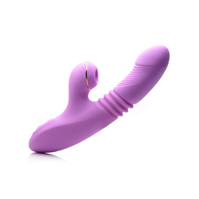 Shegasm Thrusting Suction Rabbit - Purple - MyPleasure