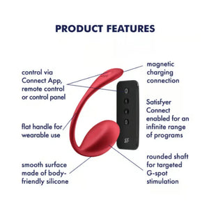 Shiny Petal - Connect App - Red - MyPleasure