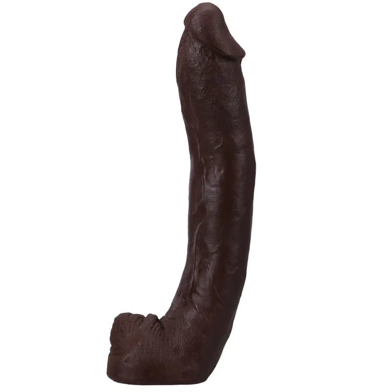 Signature Cocks - Dredd - 13.5 Inch Ultraskyn Cock With Removable Vac-U-Lock Suction Cup - Chocolate - MyPleasure