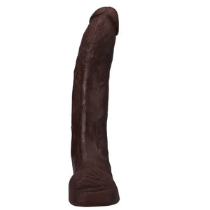 Signature Cocks - Dredd - 13.5 Inch Ultraskyn Cock With Removable Vac-U-Lock Suction Cup - Chocolate - MyPleasure