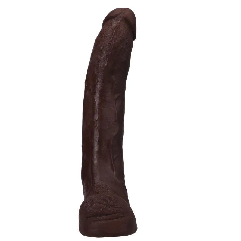 Signature Cocks - Dredd - 13.5 Inch Ultraskyn Cock With Removable Vac-U-Lock Suction Cup - Chocolate - MyPleasure