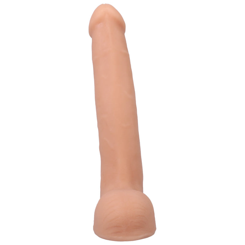 Signature Cocks Oliver Flynn Ultraskyn Dual Density 10 Inch Cock - Vanilla