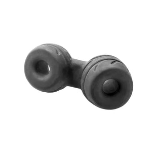 Silaskin Cock & Ball Ring and Stretcher - Black - MyPleasure