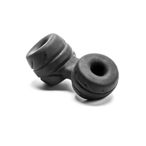 Silaskin Cock & Ball Ring and Stretcher - Black - MyPleasure