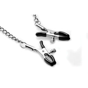 Silicone Ball Gag W/nipple Clamps - MyPleasure