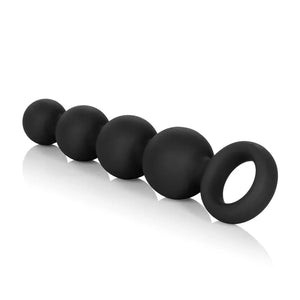 Silicone Booty Beads - Black - MyPleasure