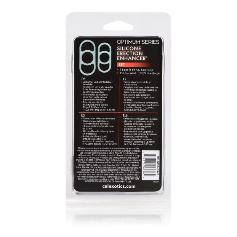 Silicone Erection Enhancer Set of Two - MyPleasure